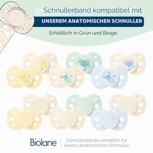 Biolane βαμβακερό κλιπ για πιπίλα, κρεμαστό