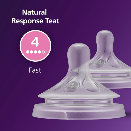 PHILIPS AVENT Natural RESPONSE θηλές μπιμπερό 3 μηνών+ x2 – φωτογραφία προϊόντος 2