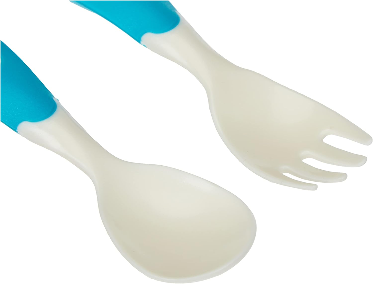 NUK Easy Learning mini σετ μαχαιροπίρουνα κουτάλι πιρούνι 12 εκ. 8μ+