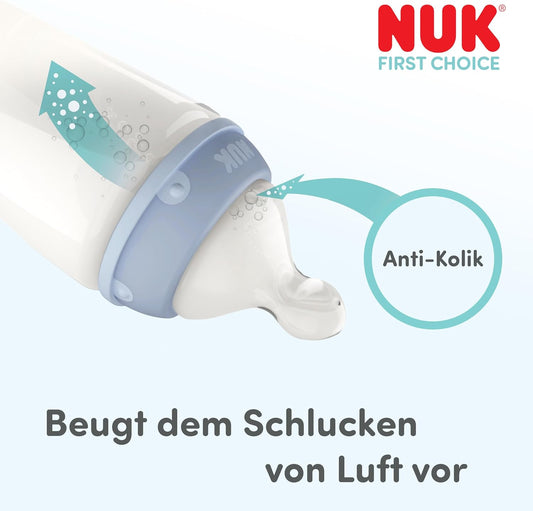 NUK First Choice θηλές μπιμπερό από 6 μηνών Flow Control, 2 τεμ. – φωτογραφία προϊόντος 2