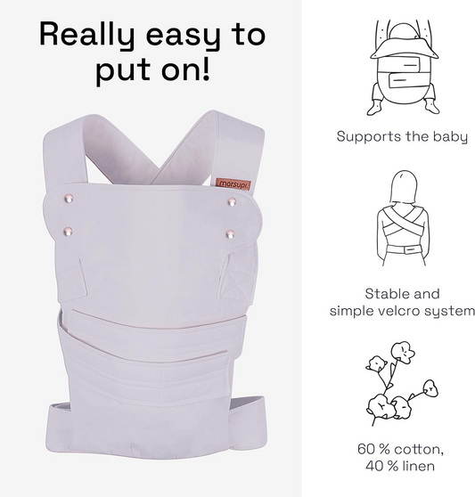 MARSUPI 2.0 ergonomický nosič S/M 3,5 - 15 kg