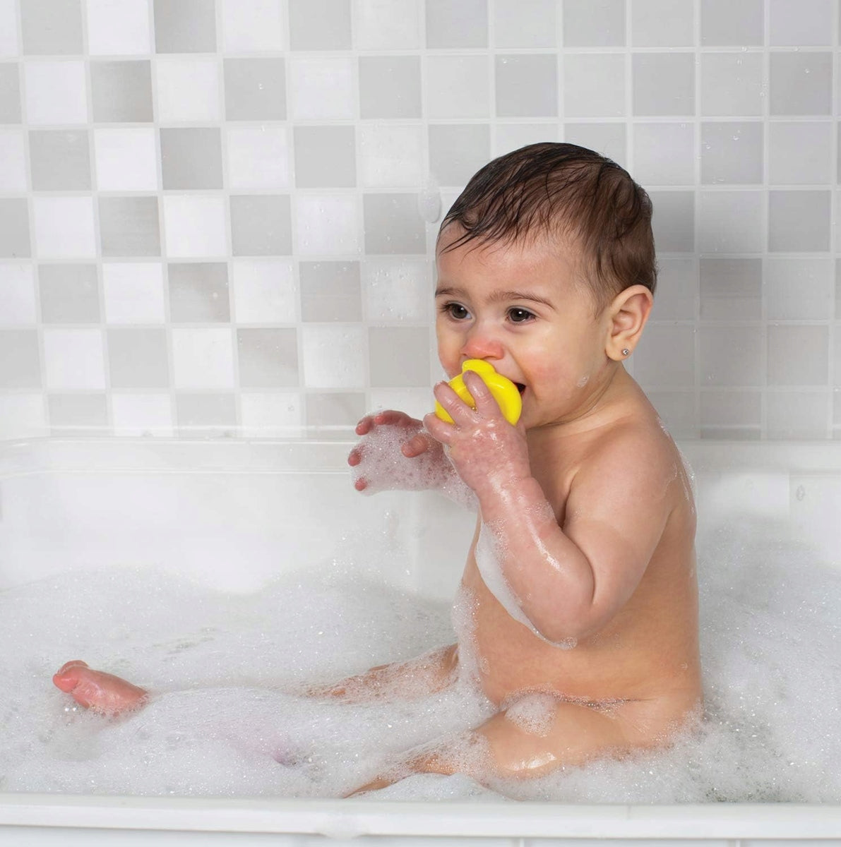 PLAYGRO Bright Baby Duckies λαστιχένιες πάπιες μπάνιου 6μ+ 4 τεμάχια