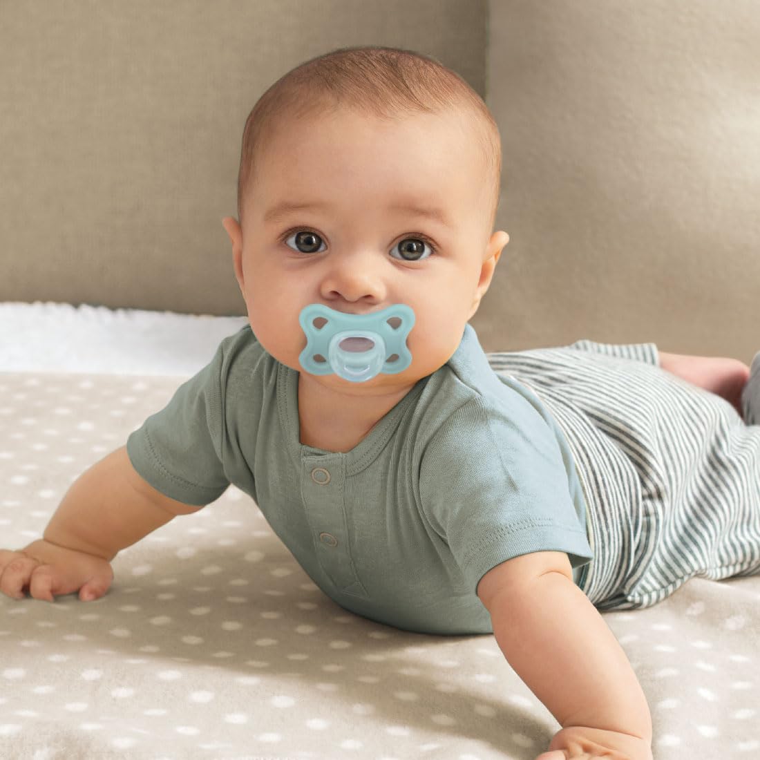 MAM Comfort silicone pacifier, 0–3 months, x2