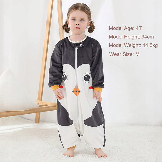 MICHLEY Schlafsack 5-6 Jahre PINGUIN
