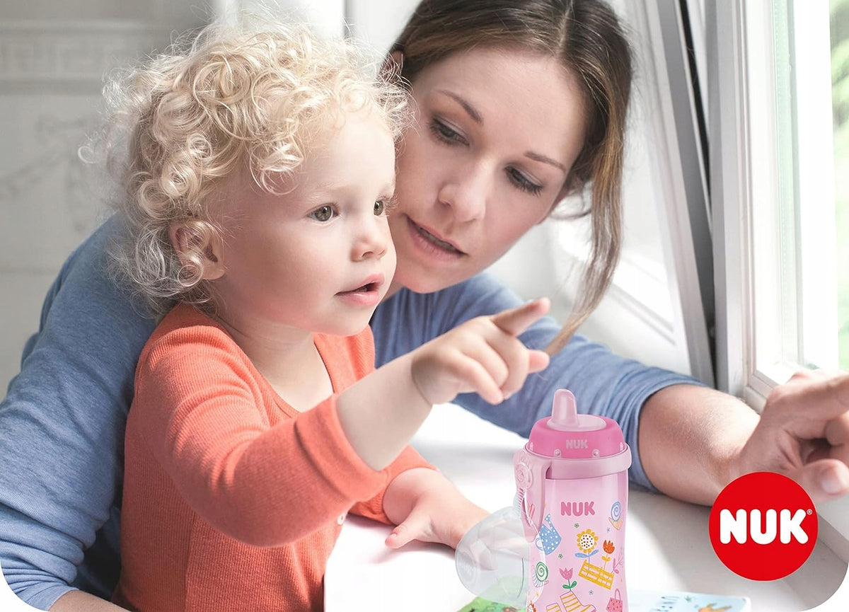 NUK Kiddy Cup ΜΠΟΥΚΑΛΙ με κλιπ 300 ml