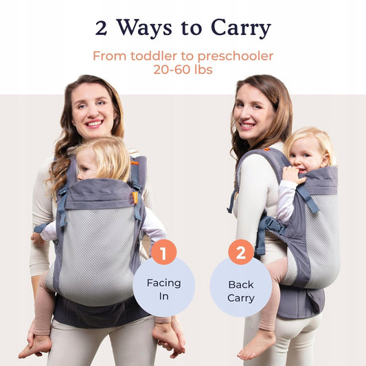 BECO TODDLER nosítko s přezkou 9-27kg mesh 3d