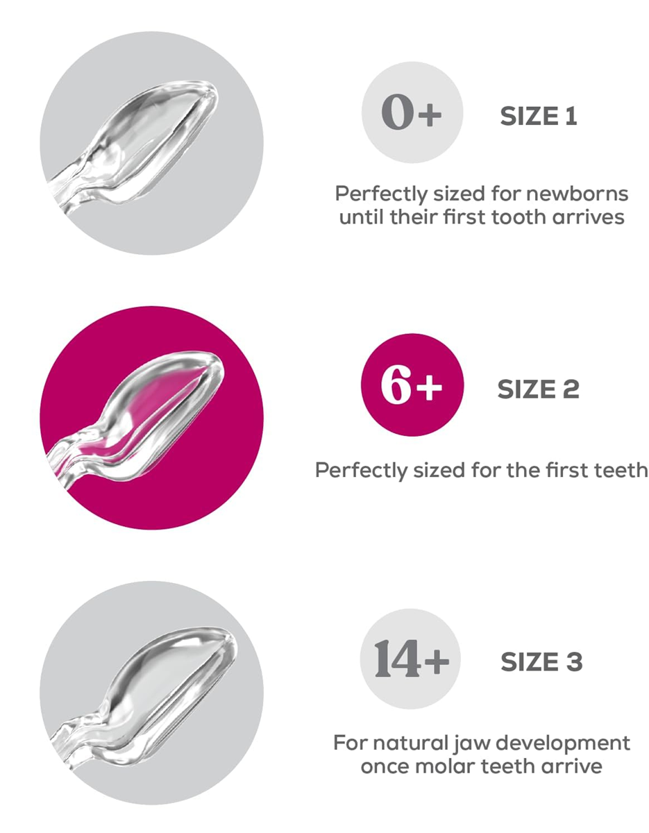 DENTISTAR πιπίλα σιλικόνης 2τμχ 6-14 μηνών