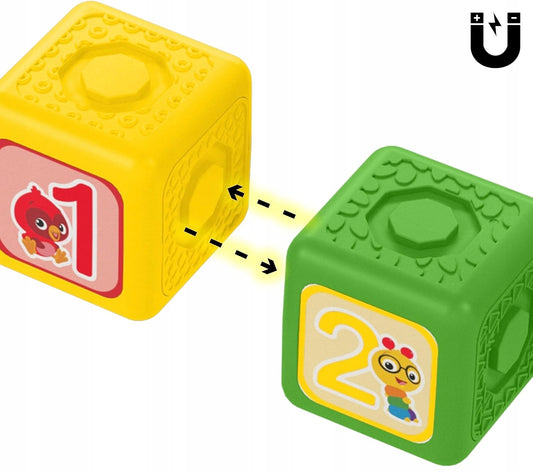 BABY EINSTEIN Connectables Click & Create μαγνητικά τουβλάκια 20 τεμάχια