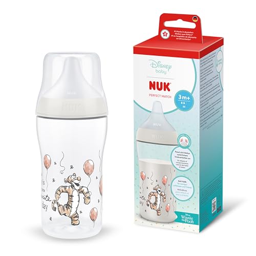 NUK Perfect Match butelka antykolkowa 260 ml 3m+ Disney Tygrysek