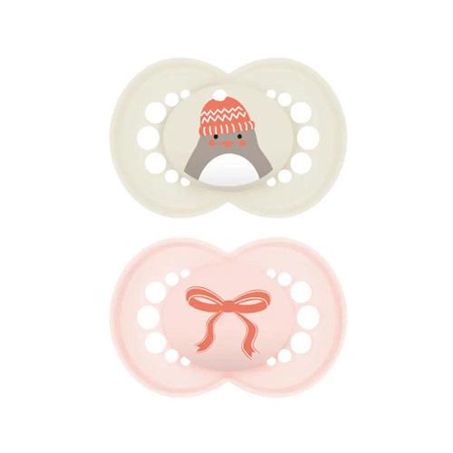 MAM Original πιπίλα σιλικόνης x2 6-16m ΧΕΙΜΕΡΙΝΗ ΕΚΔΟΣΗ