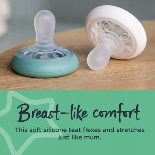 TOMMEE TIPPEE Ορθοδοντική πιπίλα x2 0-6 μηνών