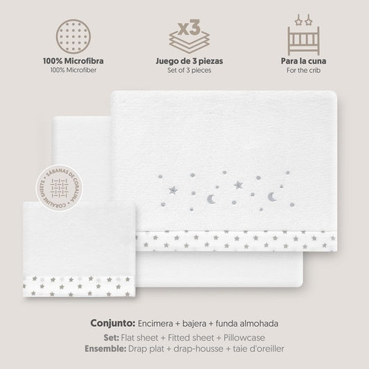 INTERBABY σετ κλινοσκεπασμάτων για κούνια 60x120 cm Coralina – φωτογραφία προϊόντος 2