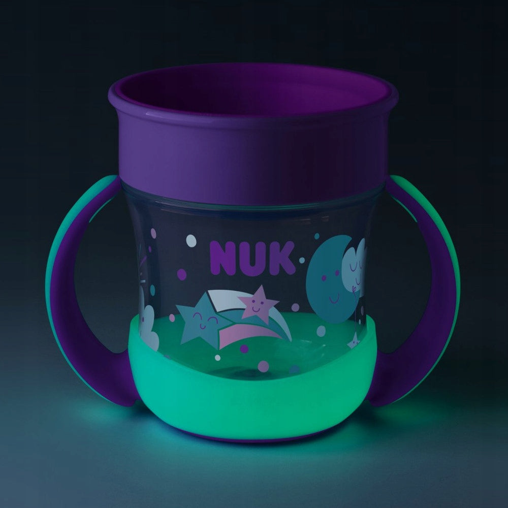 NUK Mini Magic Cup ΦΩΤΕΙΝΟ ΚΥΠΕΛΛΟ ΜΗ ΔΙΑΡΡΟΩΝ 160 ml