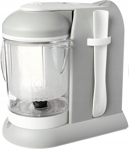 BEABA Babycook ROBOT KUCHENNY 4w1 parowar, mikser, podgrzewacz, rozmrażacz, szary, 1100 ml, BPA free