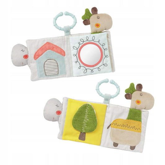 FEHN Loopy&Lotta livre sensoriel SUSPENDU 13 x 17 cm