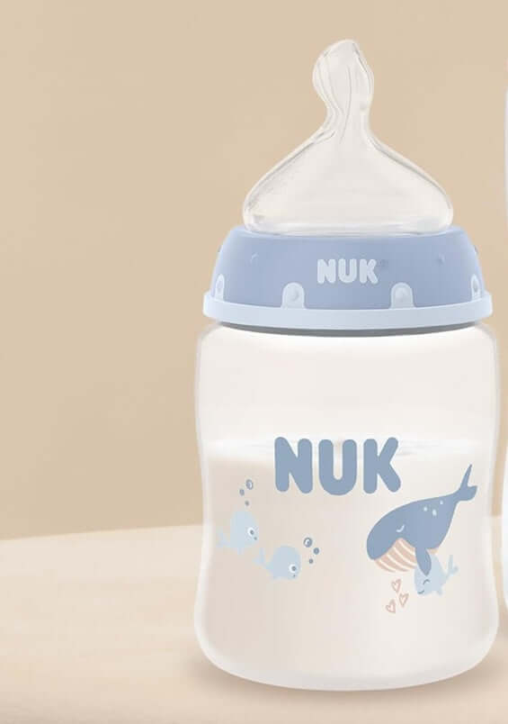 NUK First Choice σετ 4x μπουκάλι 150/300 ml θηλές S/M 0-3 μηνών+ ΦΑΛΑΙΝΑ