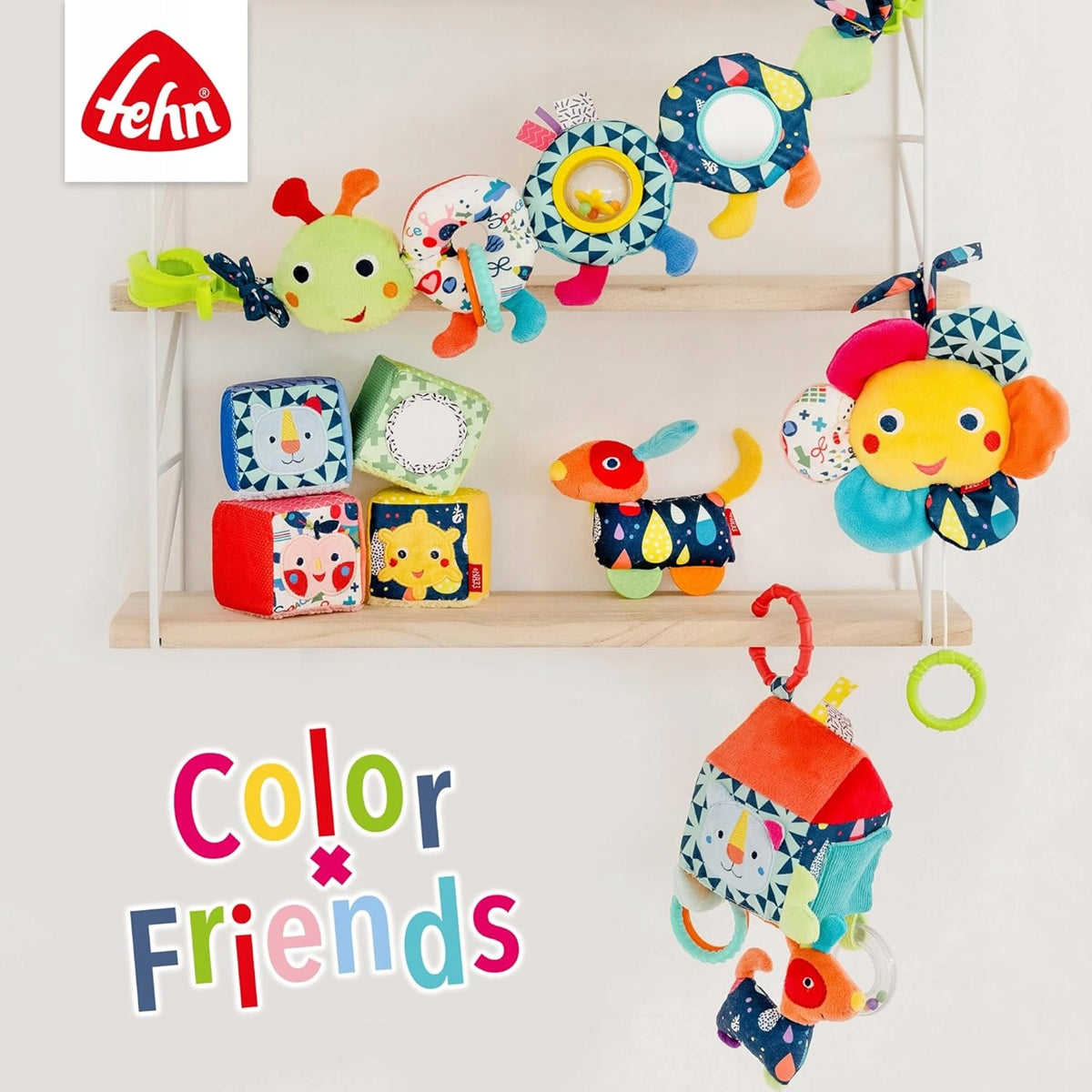 FEHN Color υφασμάτινη μπάλα με ήχο 16εκ.