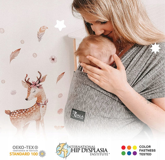KOALA BABYCARE écharpe de portage bébé 2 en 1