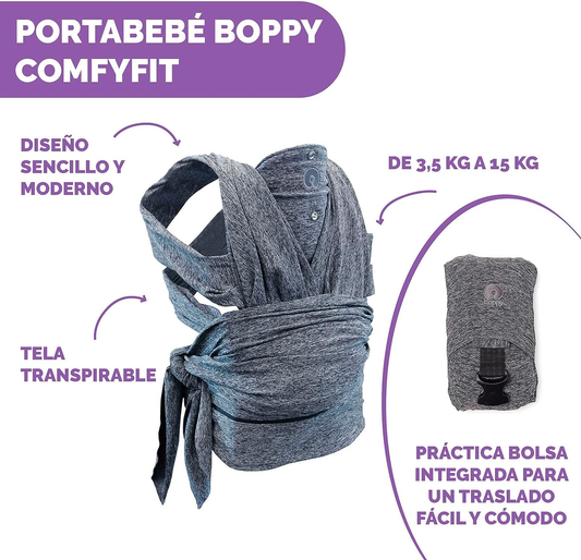 CHICCO Boppy ComfyFit εργονομικός μάρσιπος 0+ – φωτογραφία προϊόντος 2