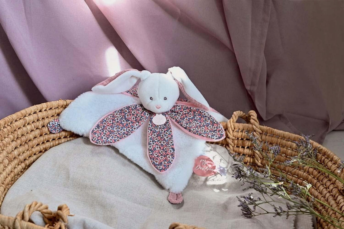 DOUDOU et COMPAGNIE Κουβερτάκι παρηγοριάς με λούτρινο 27 εκ.