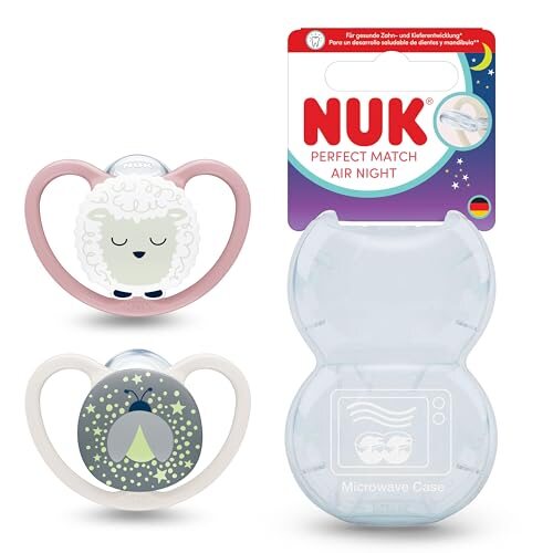 NUK Perfect Match Air Night πιπίλες 6-18 μηνών
