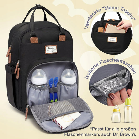 RUVALINO accessories bag with changing table