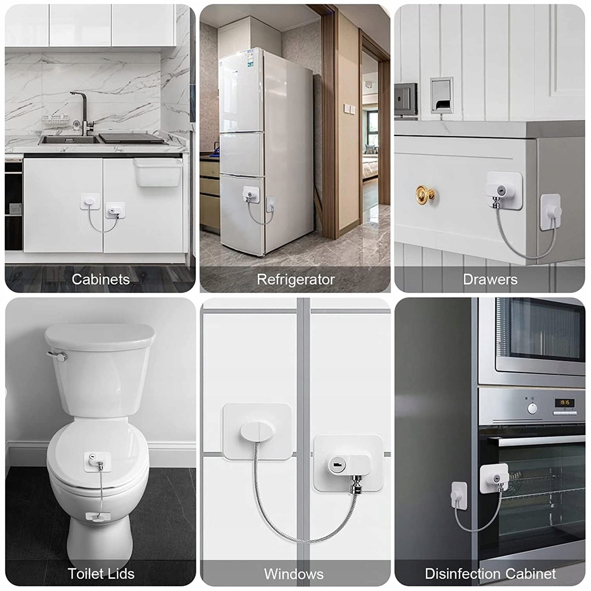 CHILD SAFETY LOCK κλειδαριά ασφαλείας για παιδιά για ντουλάπια και συρτάρια 1 τεμάχιο