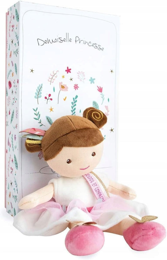 DOUDOU et COMPAGNIE Princesa Ombelline muñeca de peluche 27 cm