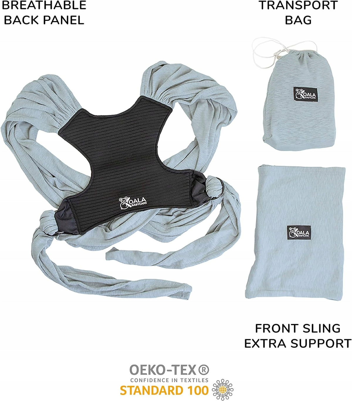 KOALA BABYCARE 2-in-1 draagdoek voor baby's