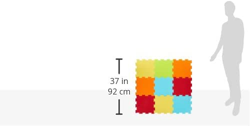 LUDI mata składana puzzle SENSORYCZNE 90x90