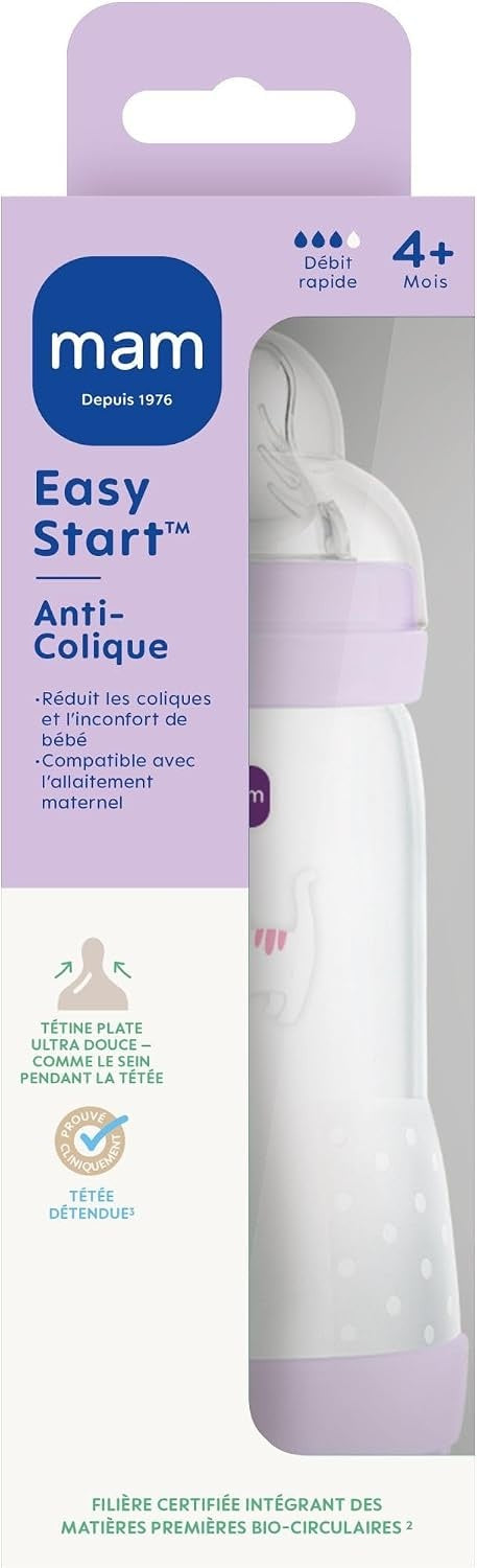 MAM Easy Start αντιαλλεργικό μπιμπερό 320ml 4m+ γρήγορη ροή