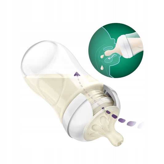 PHILIPS AVENT Natural RESPONSE set flessen GLAS spenen borstel