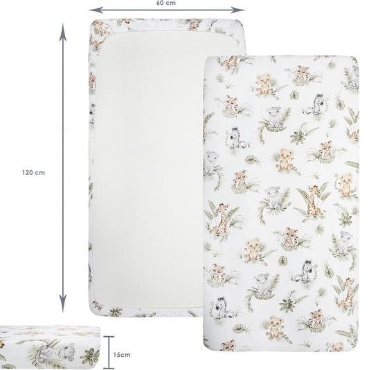 MEDIPARTNERS σεντόνι για κούνια 60cmx120cm x3 – φωτογραφία προϊόντος 2