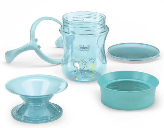 CHICCO Perfect Cup vaso antiderrame con boquilla 360 grados 200 ml 12 m+