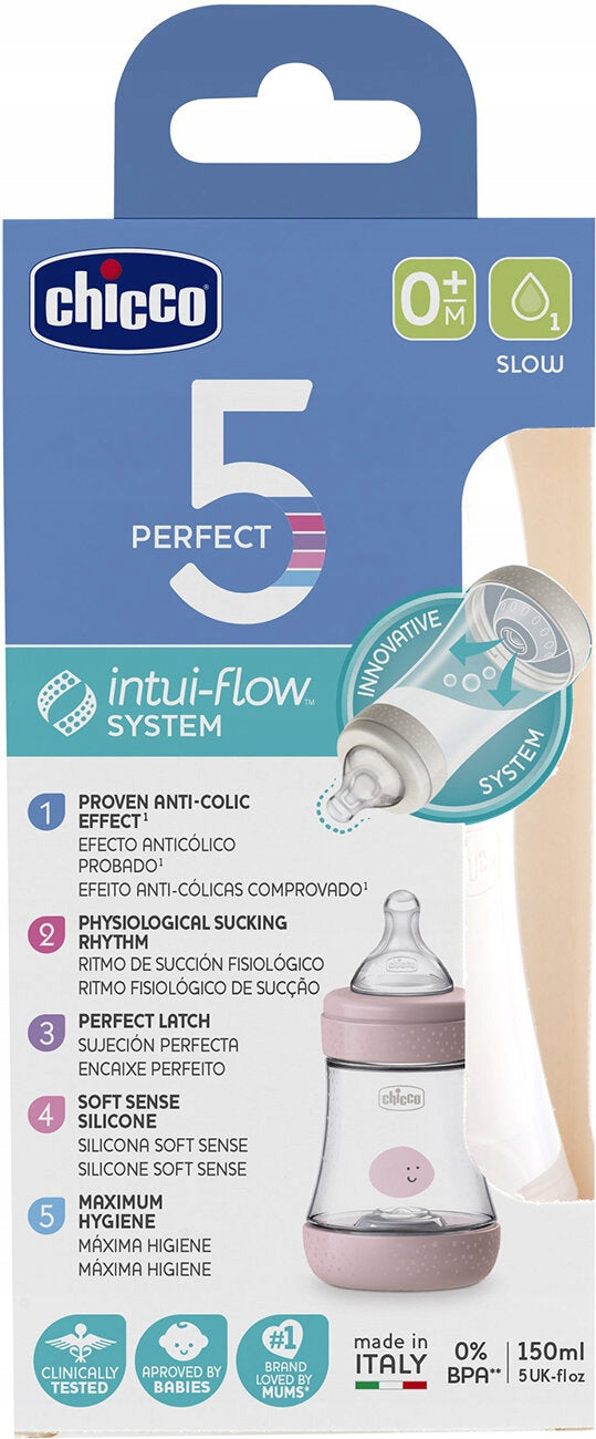 CHICCO μπιμπερό Perfect5 0 μηνών+ 150 ml