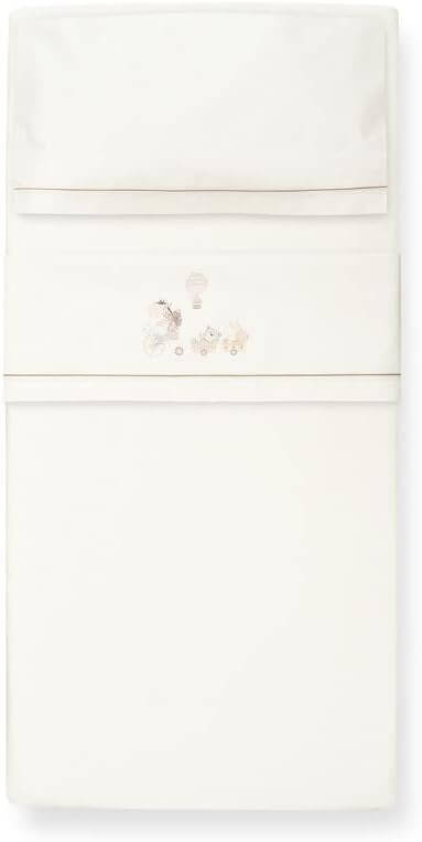 INTERBABY σετ σεντόνια 3 τεμαχίων 60x120 / 40x60 / 103x150 + κρεμαστό παιχνίδι