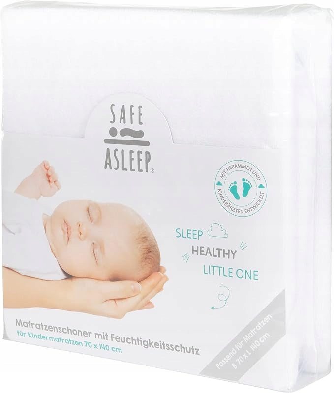 Roba safe asleep – opakowanie białego ochraniacza na materac 45x90 cm