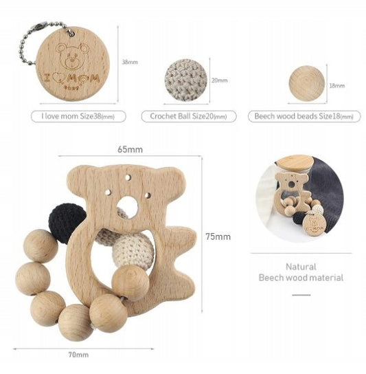 ΞΥΛΙΝΟΣ ΜΑΣΗΤΗΡΑΣ koala – φωτογραφία προϊόντος 2