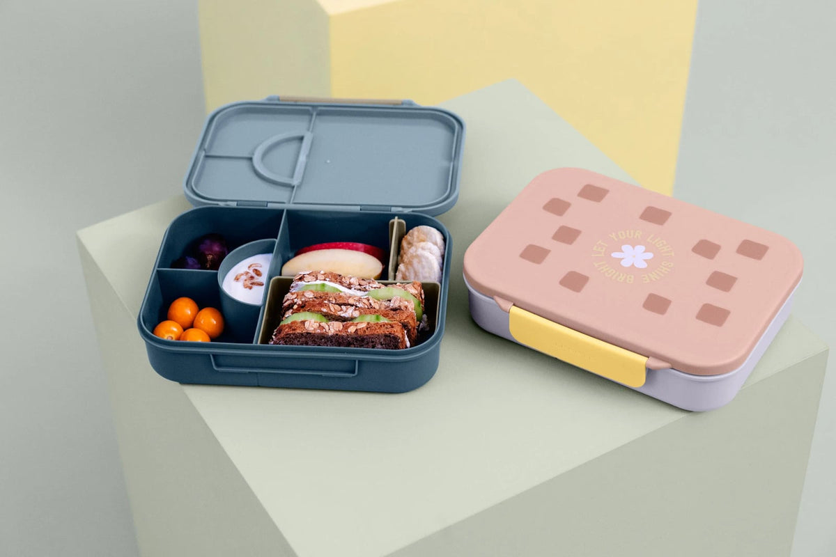 Lässig Pattern Party Bento lunch box, Blue Green