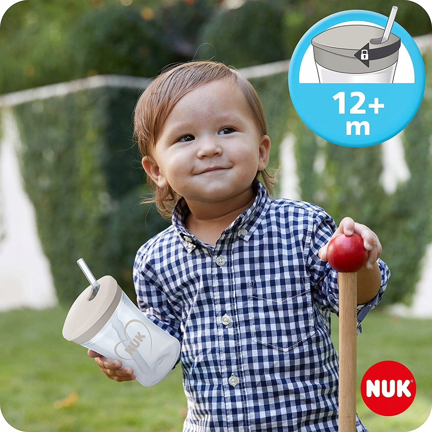 NUK zestaw do nauki picia kubek + 3 ustniki
