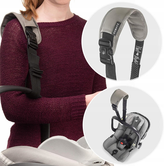 ZAMBOO pas na ramię do przenoszenia fotelika samochodowego 72-143 cm – zdjęcie produktu 2