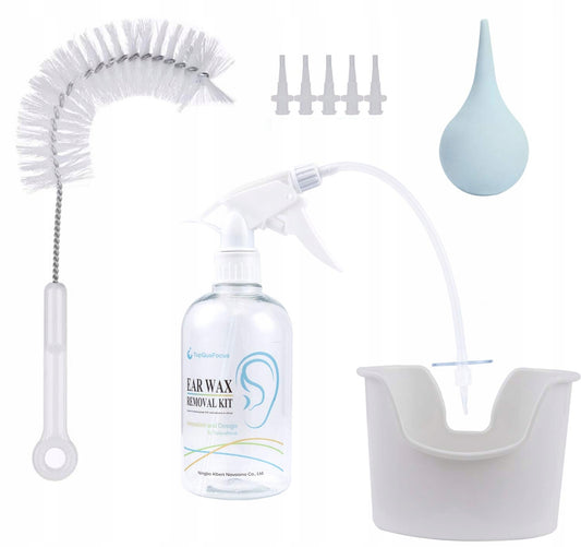 HAILICARE set per la cura e la pulizia delle orecchie 6 l+