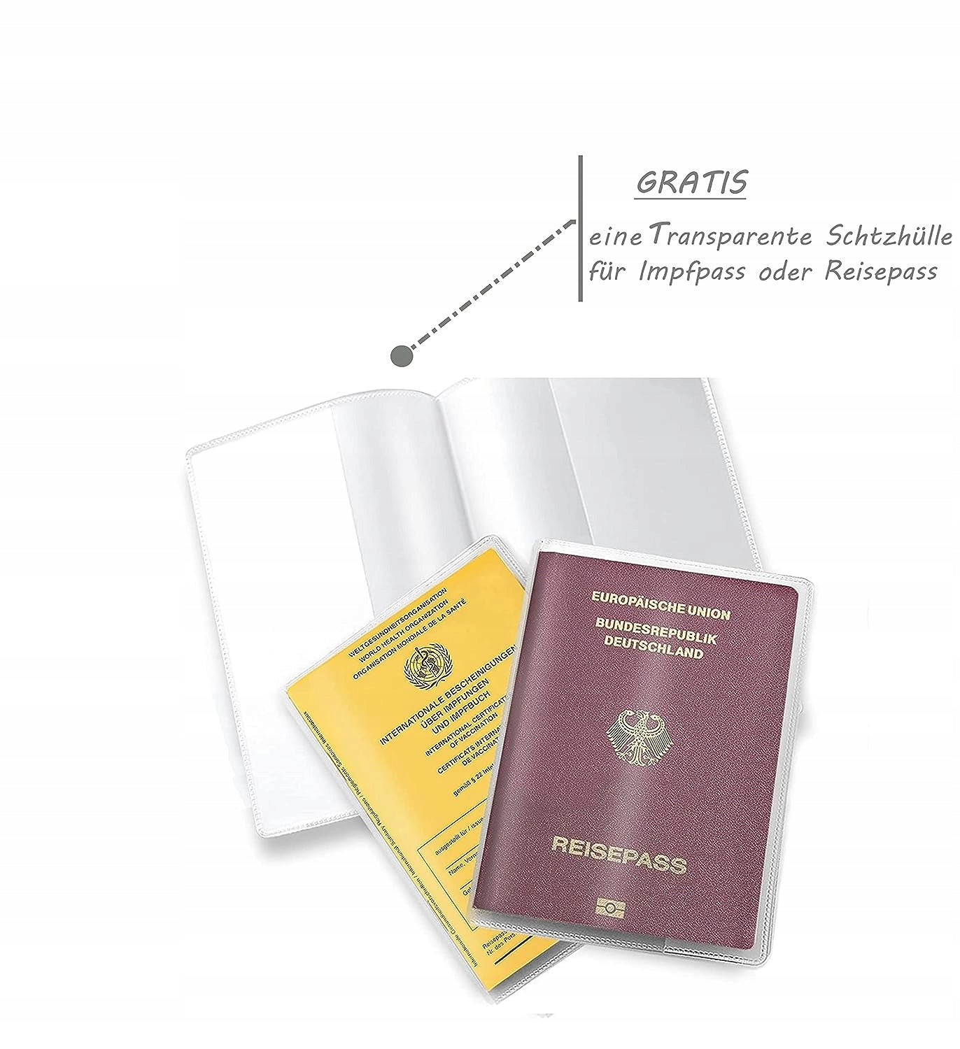 LEYMOON ORGANIZER ETUI na dokumenty kartę szczepień