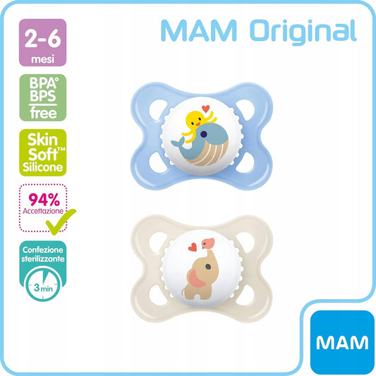 MAM ORIGINAL succhietto calmante x2 2-6m
