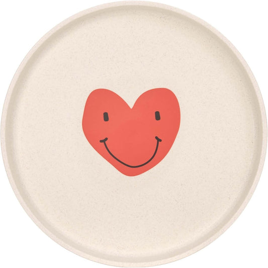 LASSIG Happy Heart farfurie fără plastic și celuloză 17,8 cm