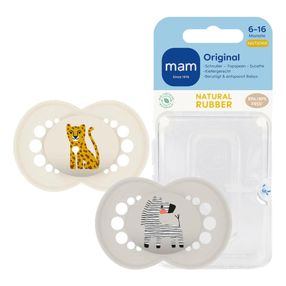 MAM Original latex pacifier x2, 6–16 months