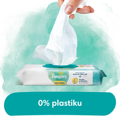 PAMPERS HARMONIE υγρά μαντηλάκια NEW BABY x46