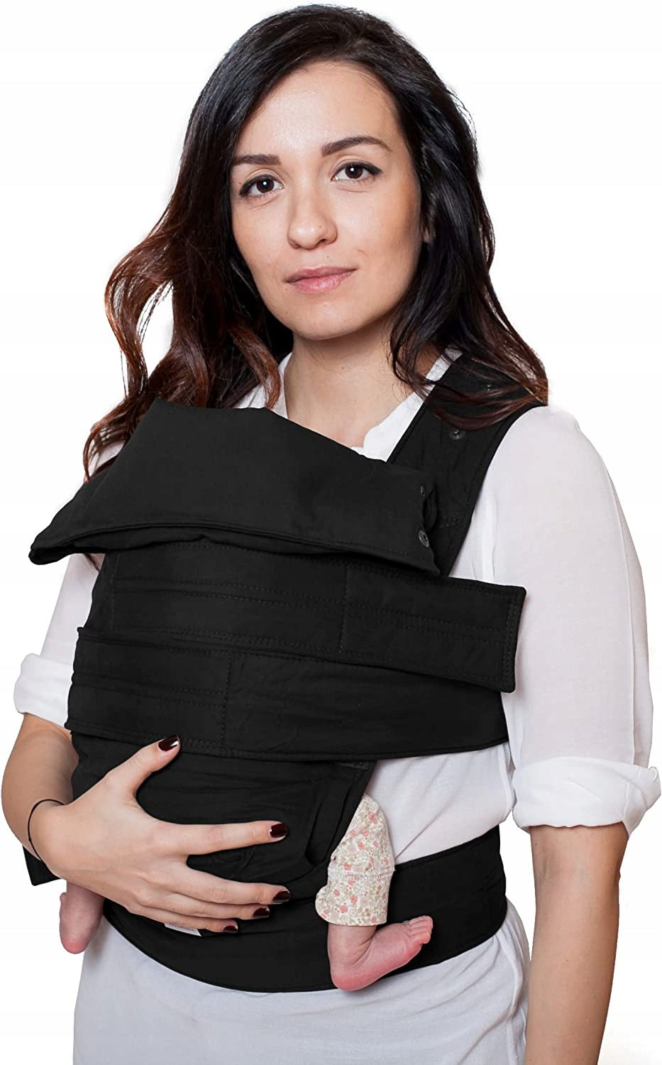 MARSUPI 2.0 nosidełko ergonomiczne S/M 3,5 - 15 kg, czarne nosidło dla dziecka