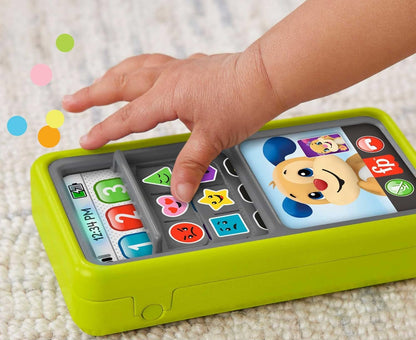 FISHER-PRICE interaktives SMARTPHONE mit 75 englischen Liedern, Sätzen und Geräuschen
