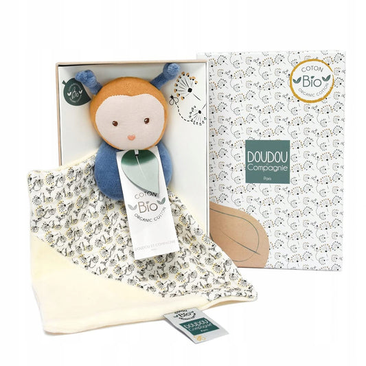 DOUDOU et COMPAGNIE bij comforter KNUFFELDOEK biologisch